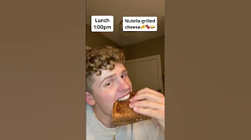I Ate Nutella Flavored Foods For The Whole Day Shorts Food Nutella 