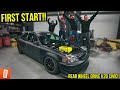 Building a Rear Wheel Drive, K20 Turbocharged Honda Civic EK Hatchback Race Car- First Start!! Pt 11