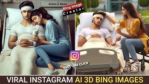 Viral Couple 3D Social Media Images |Couple Ai Trending Photo Editing |Bing 3D Ai Image.