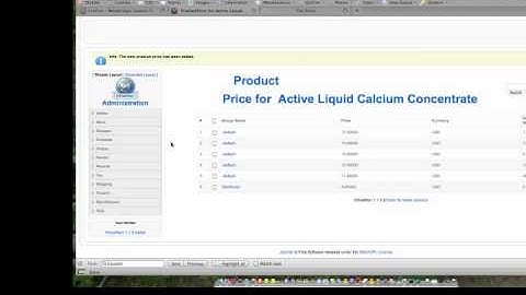 Managing Shopper Groups and Pricing in Virtuemart