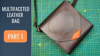 DIY Multifaceted leather bag. Part 1. Basic leahter bag