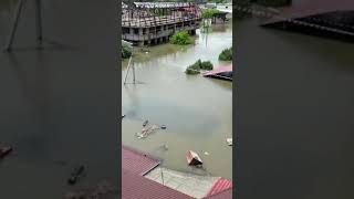 Drone footage shows Kherson submerged after dam was destroyed