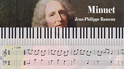 Minuet - Jean-Philippe Rameau | Sheet Music for Piano