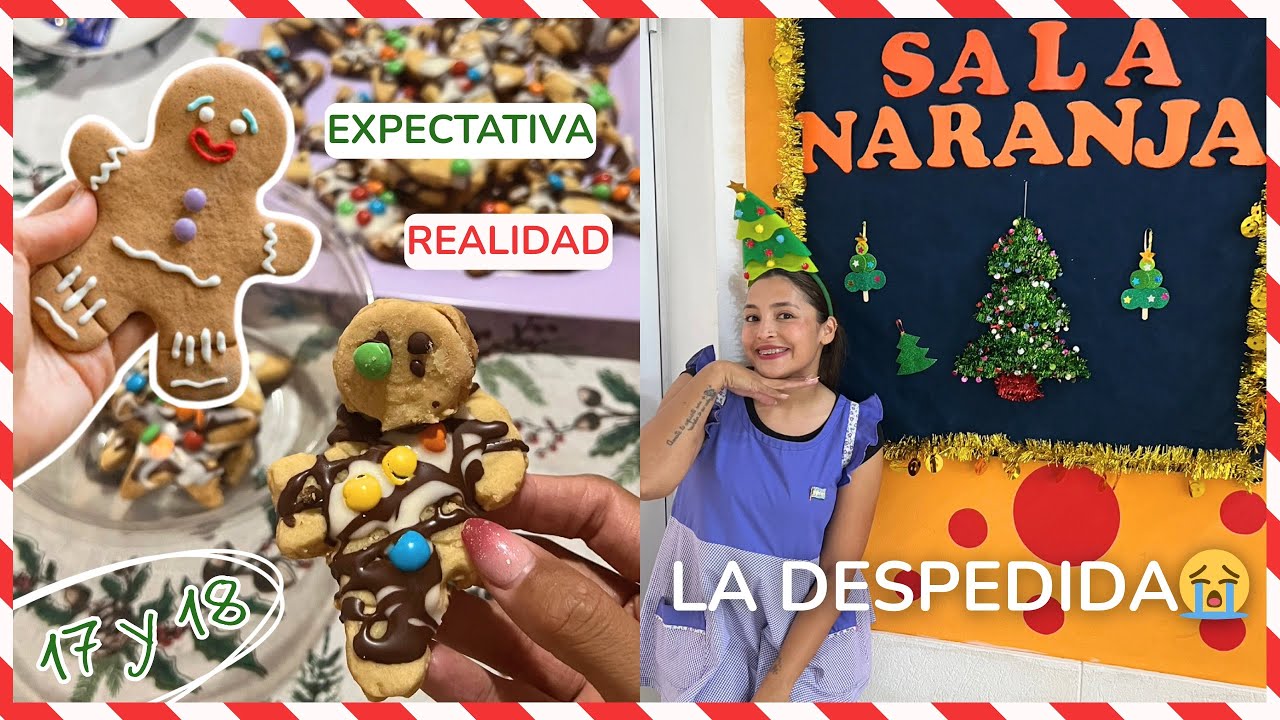 GALLETITAS NAVIDEÑAS y reunion final en el jardin Vlogmas 17 y 18 🎄