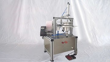 Semi automatic hotel soap pleat bath bombs wrapping machine manual wrapper Máquina de embalaje jabón