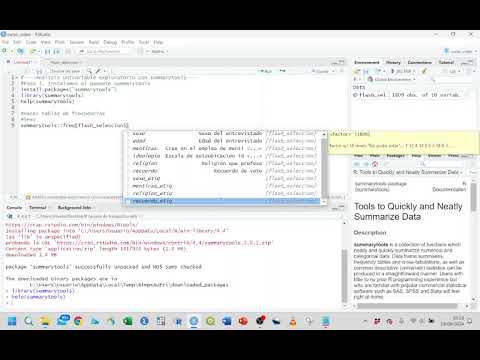 Clase 11 - Análisis descriptivo con summarytools en RStudio