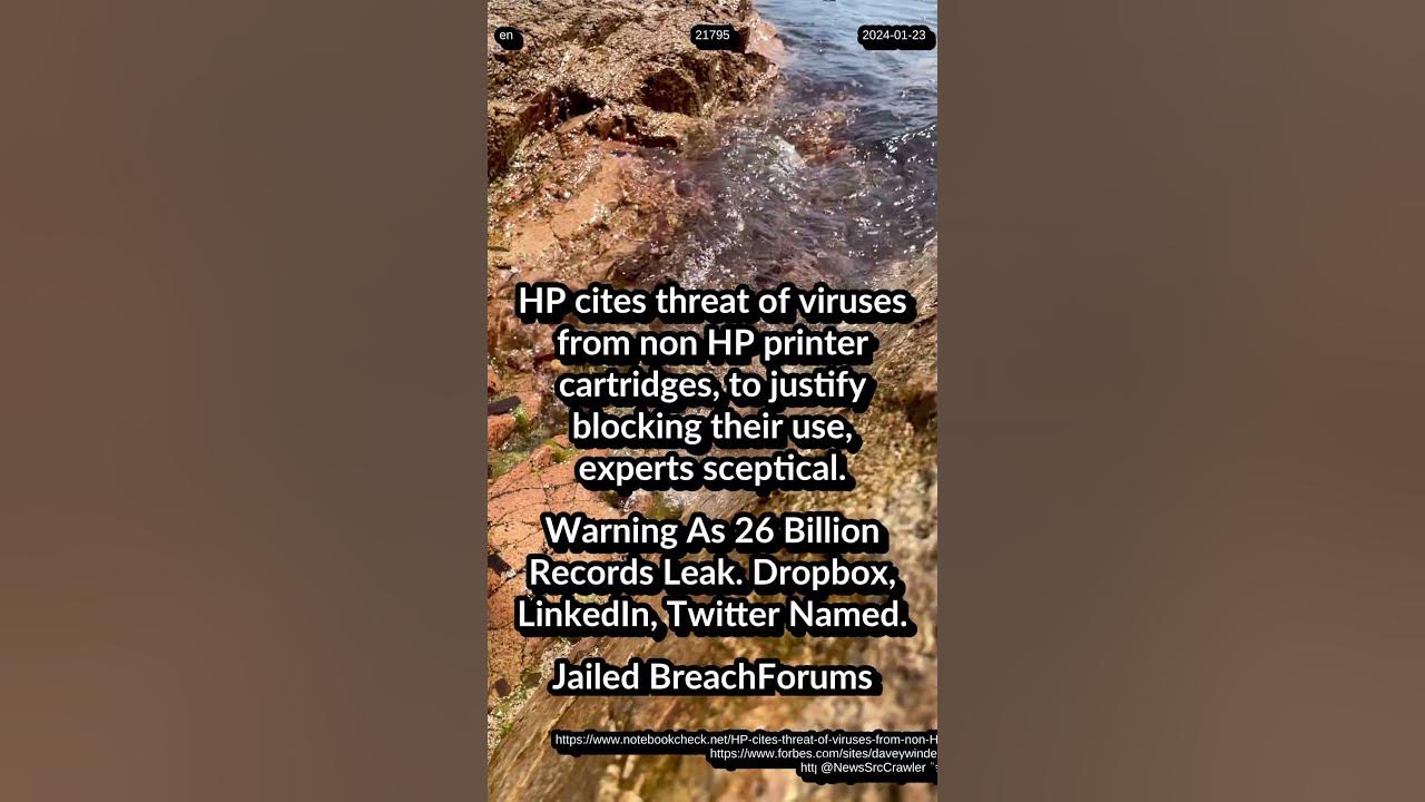 Hp viruses from non hp cartridges 26b records leak breachforums