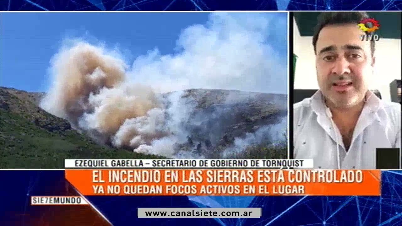 Incendio controlado en la Comarca