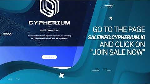 Cypherium Public Sale Tutorial