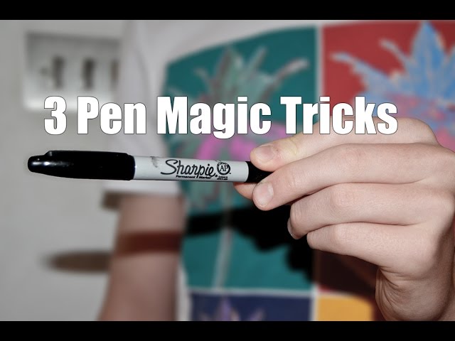 Vanishing Sharpie by SansMinds Creative Lab Illusions Street,Party Funny  Comedy magic tricks Gimmick props Mentalism,pen