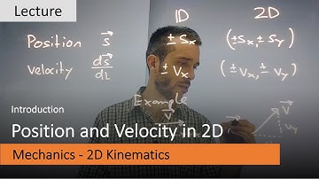 Introduction to 2D Kinematics