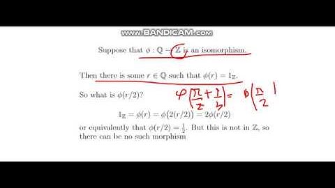 Q,+ and Z,+ are not isomorphic as groups | Modern Algebra | Higher Math Central-HMC