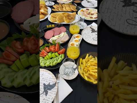 ТУРЕЦКИЙ ЗАВТРАК (собрала семью на завтрак) #турецкийзавтрак #завтрак #serpmekahvaltı #kahvaltı