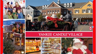 World s Largest 3 Story Yankee Candle Store It snows Inside