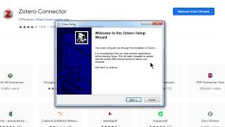 Downloading and installing Zotero