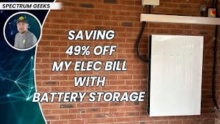 Energy Savings With Battery Storage // Tesla Powerwall 2 // UK Cost Savings // Payback