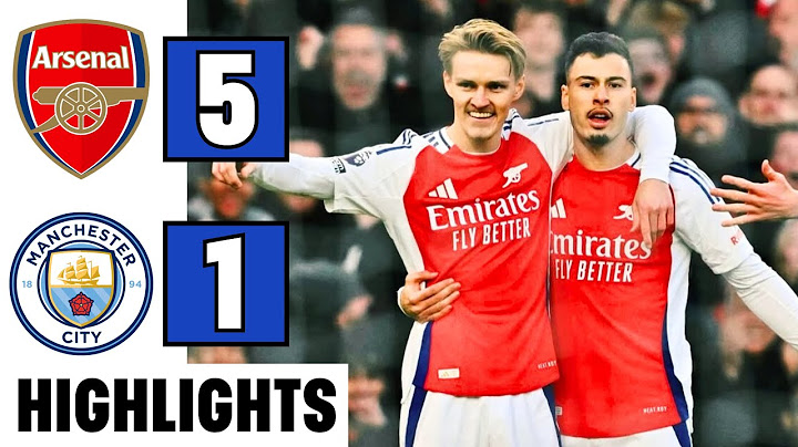 Arsenal Vs. Manchester City 5-1 | EXTENDED HIGHLIGHTS | Premier League 24-25 | Myles Lewis-Skelly