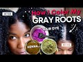 How I Color My GRAY HAIR Permanently - QUICK &amp; Easy