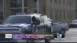 Community cleans up around Terre Haute and Vigo County
