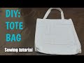 HOW TO MAKE TOTE BAG (canvas cloth)