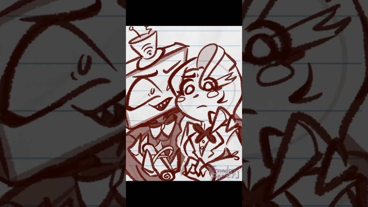 I hope Charlie & Vox being friends || Hazbin Hotel doodles