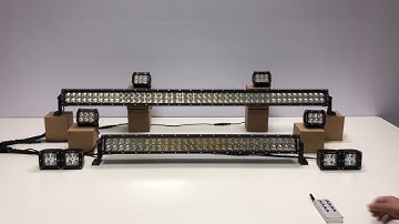 Newest 44-2 wireless remote controller for two sets lights( one light bar & 4pack 3”/4” led pods),