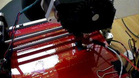 printrbot test - cube 1st layers