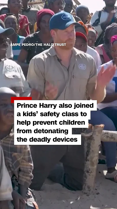 Prince Harry recreates his mother’s historic landmine walk