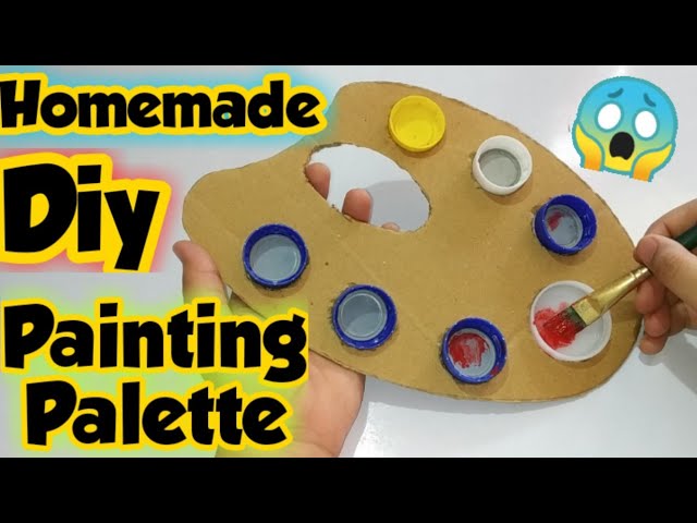 Homemade painting palette - homemade watercolor painting palette