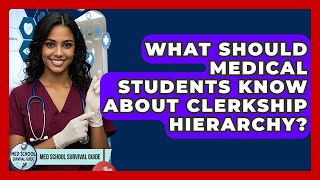 What Should Medical Students Know About Clerkship Hierarchy? - Med School Survival Guide