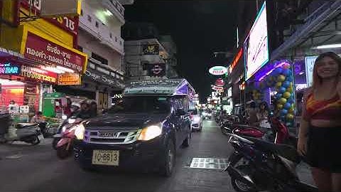 Pattaya 4K Night Walk The start of a Fantastic Night! Soi BuaKhao, Soi Boomerang. Thailand 2025.