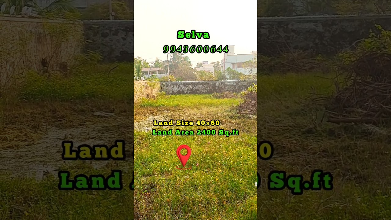 ECR Uthandi Plot For Sale | Near Uthandi beach