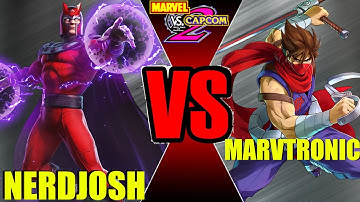 MvC2 Mvci Umvc3 NERDJOSH vs MARVTRONIC pt 1