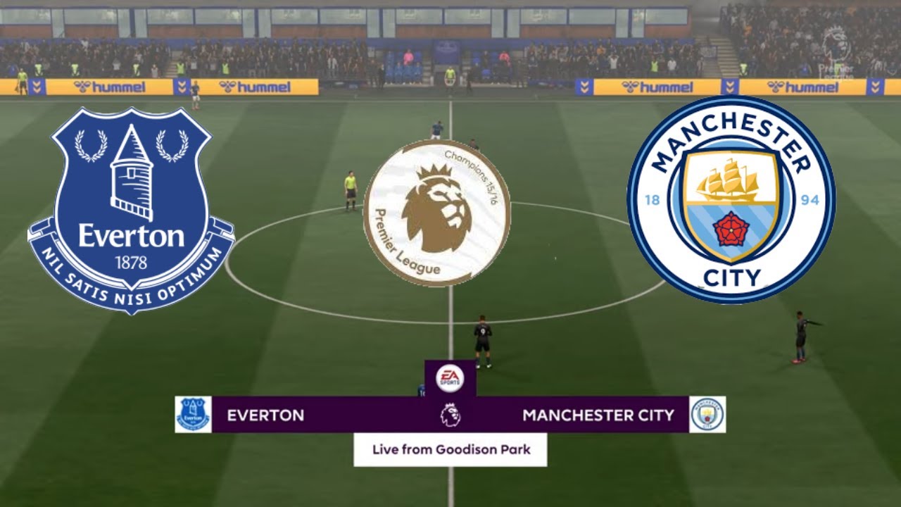 FIFA 21 | Everton vs Manchester City | EPL 2021/21 | Match week 16 | Full Gameplay
