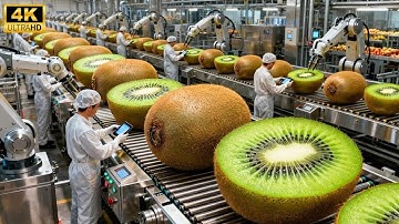 Inside a Modern Kiwi Factory: From Fresh Kiwis to Premium Packaged Products (Full Process)