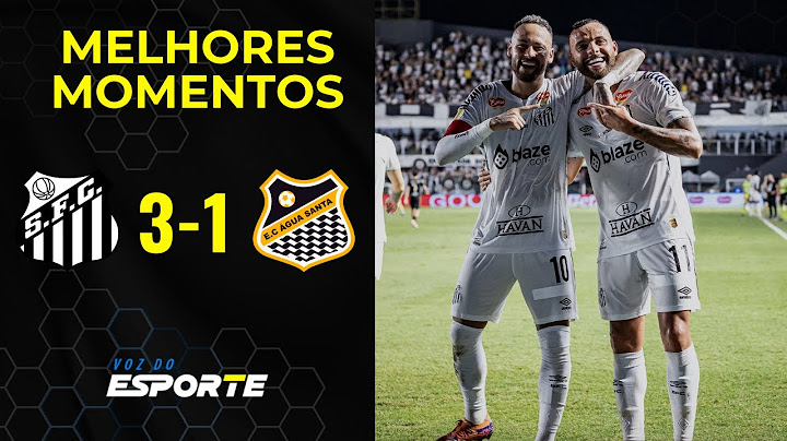 MELHORES MOMENTOS: SANTOS 3X1 ÁGUA SANTA - PAULISTÃO 2025