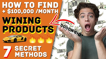 Find Winning Products Which Makes You +$100K/mth