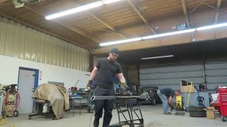 Building a workbench - Cutting steel with the cutoff wheel. by Connor OnTheWeb 237 views 8 years ago 19 minutes