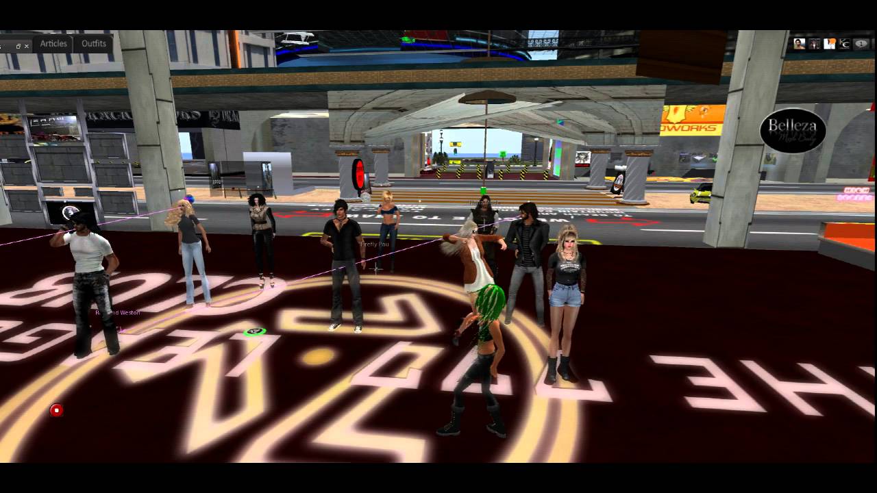 PARTY AT 2RAW RACE TRACK ON SECOND LIFE