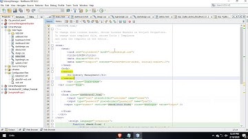 Library Management System using Servlet