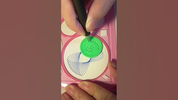 🪙How many rotations did the pen make in total? 🤔 #asmr #Spirograph #satisfying #shorts