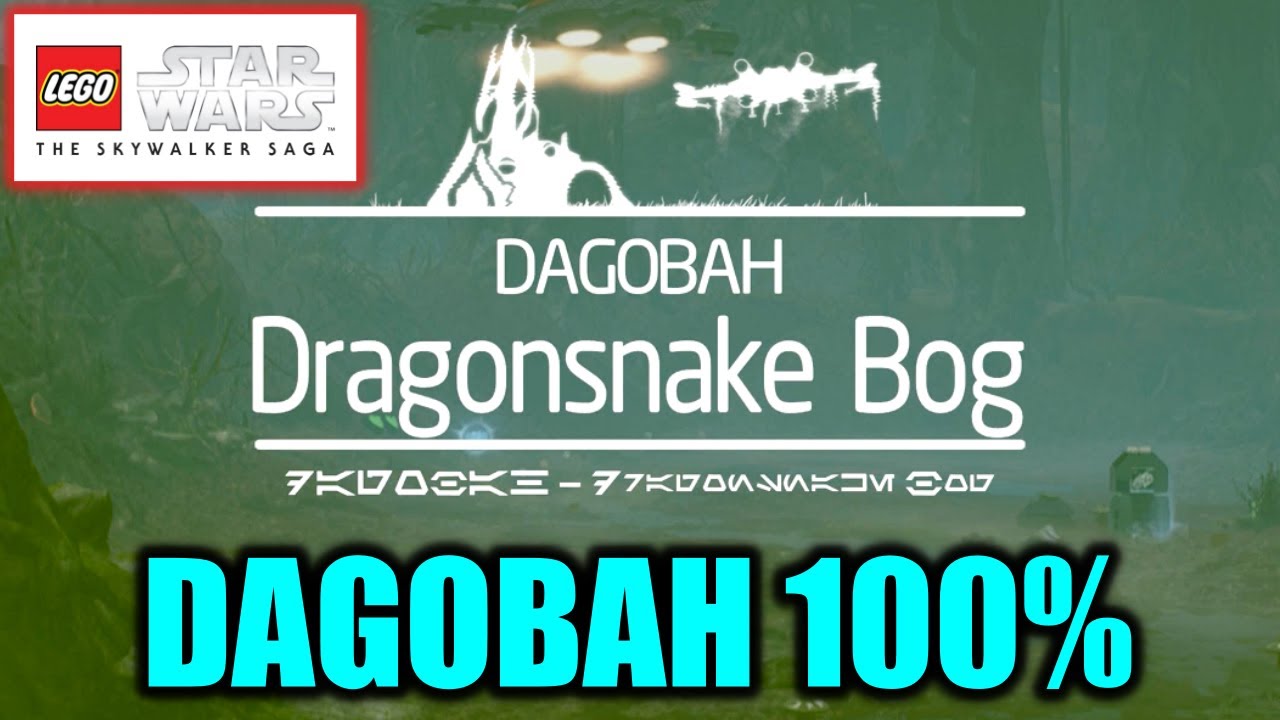 Dagobah 100 All Bricks, Characters, Missions & Datacard Lego Star