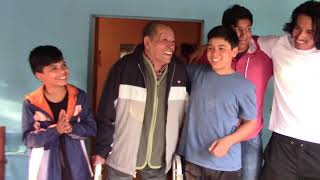 Waking Grandpa up with mariachi on his 100th Birthday