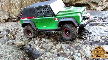 Axial Racing Scx10 Hatch Back Dingo .. Painted Bumper Run ;)