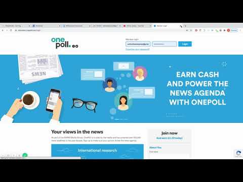 MAKE MONEY TAKING SURVEYS USA & UK ONLY WITH ONEPOLL