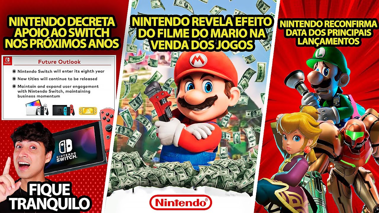 Nintendo confirma início das vendas de mídias físicas do Switch no Brasil