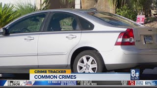 The most common types of crime