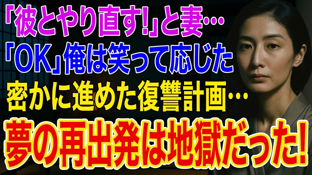 Outline Video 【修羅場】 妻が不倫相手の間男と「彼と人生再スタートしたいの!」というので…俺「OK,、離婚しよう」(全てうまくいったw)妻の願いを全て叶えてあげた結果w