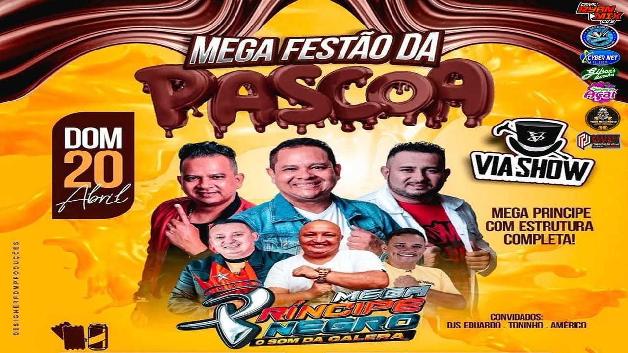 CD AO VIVO MEGA PRINCIPE NEGRO NA VIA SHOW ( SÓ SAUDADE ) 20-04