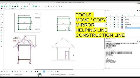 How to Draw A Very Very Simple House (7) FRONT ELEVATION